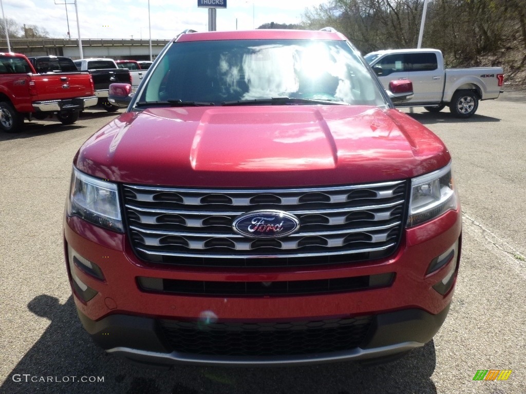 2016 Explorer Limited 4WD - Ruby Red Metallic Tri-Coat / Ebony Black photo #7