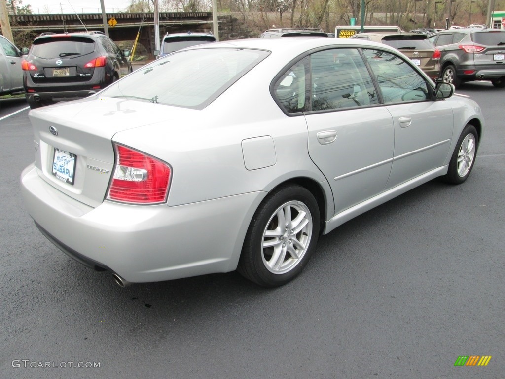 2005 Legacy 2.5i Sedan - Brilliant Silver Metallic / Charcoal Black photo #6