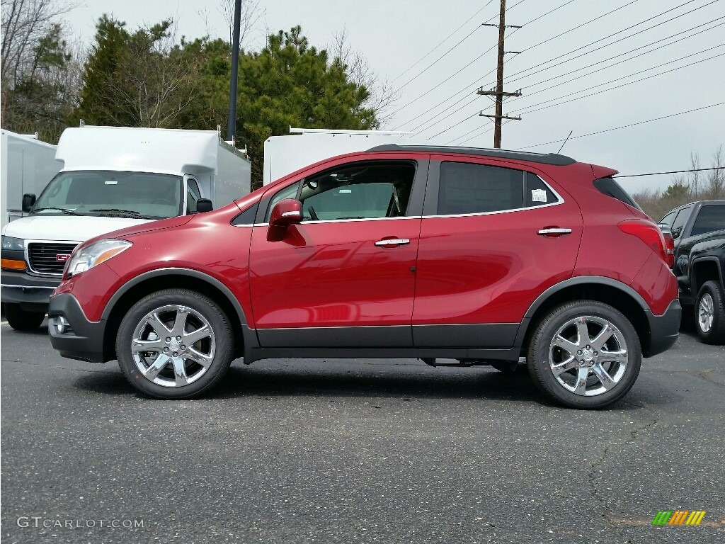 Winterberry Red Metallic 2016 Buick Encore Leather AWD Exterior Photo #112045387