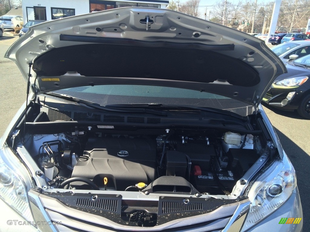 2016 Sienna XLE - Silver Sky Metallic / Ash photo #10