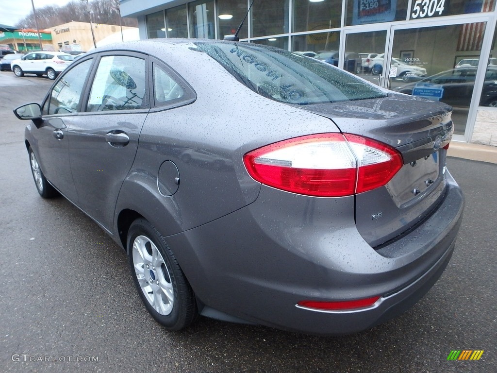 2014 Fiesta SE Sedan - Storm Gray / Charcoal Black photo #8