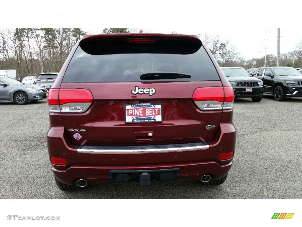 2016 Grand Cherokee Overland 4x4 - Velvet Red Pearl / Black photo #5