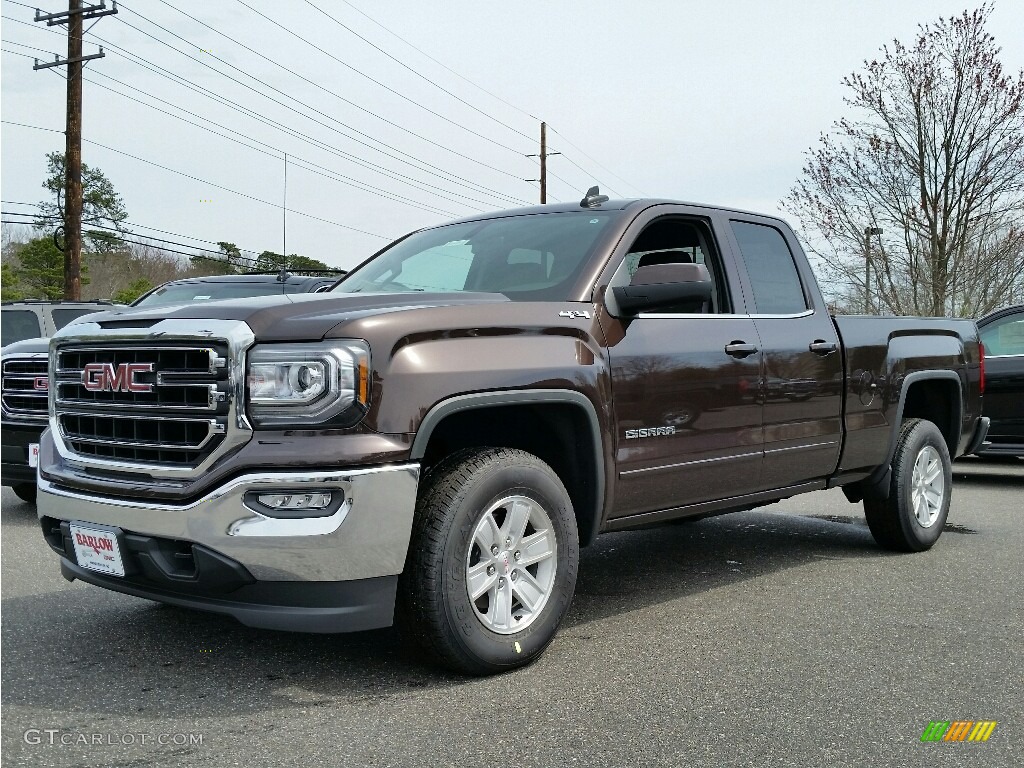 2016 Sierra 1500 SLE Double Cab 4WD - Mahogany Metallic / Jet Black photo #1