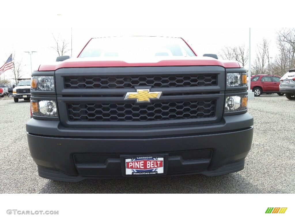 2014 Silverado 1500 WT Regular Cab - Victory Red / Jet Black/Dark Ash photo #2
