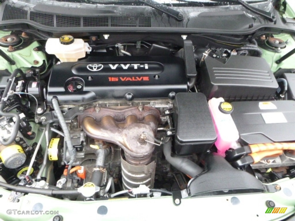 2007 Camry Hybrid - Jasper Green Pearl / Bisque photo #19