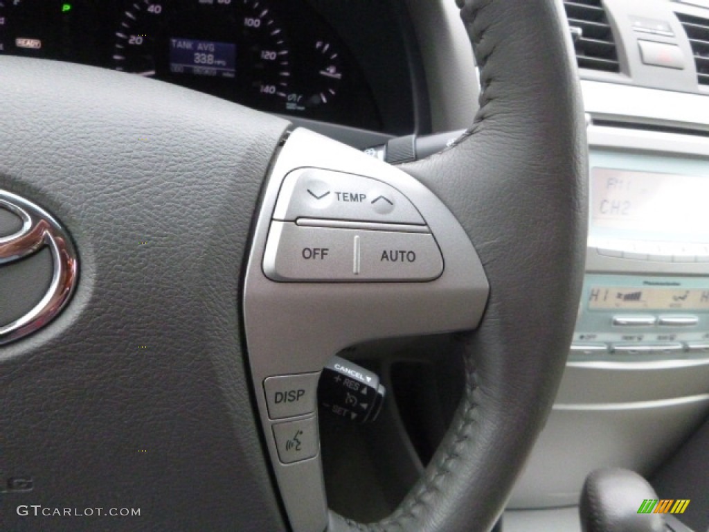 2007 Camry Hybrid - Jasper Green Pearl / Bisque photo #24
