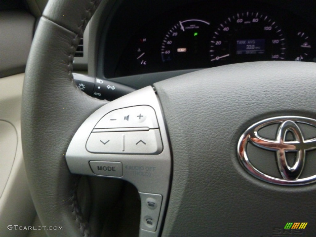 2007 Camry Hybrid - Jasper Green Pearl / Bisque photo #25