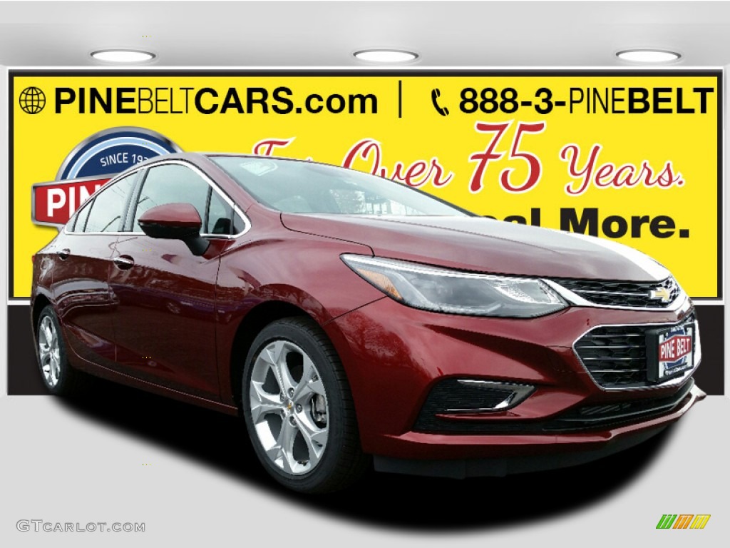 2016 Cruze Premier Sedan - Siren Red Tintcoat / Jet Black photo #1