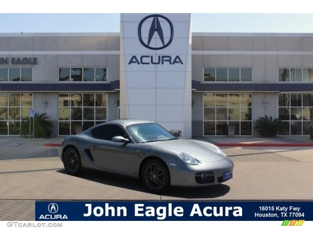 2008 Cayman  - Meteor Grey Metallic / Sand Beige photo #1