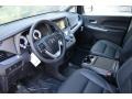 Black 2016 Toyota Sienna SE Premium Interior Color