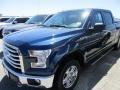 2016 Blue Jeans Ford F150 XLT SuperCrew 4x4  photo #2
