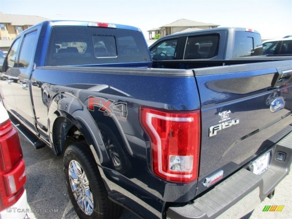 2016 F150 XLT SuperCrew 4x4 - Blue Jeans / Medium Earth Gray photo #5