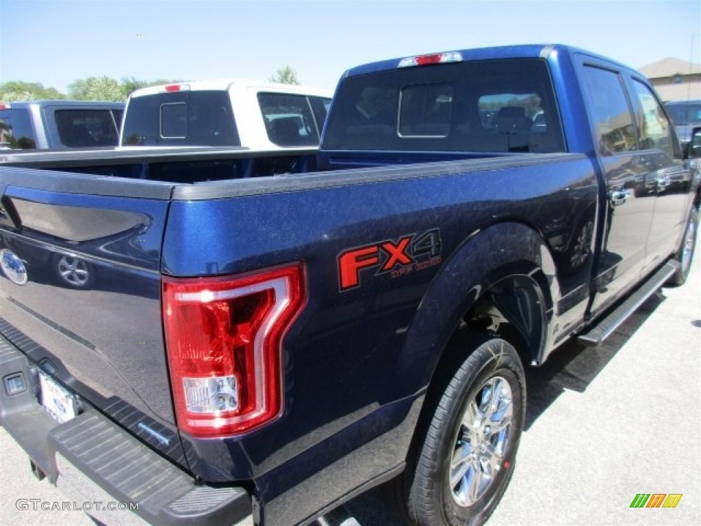 2016 F150 XLT SuperCrew 4x4 - Blue Jeans / Medium Earth Gray photo #8