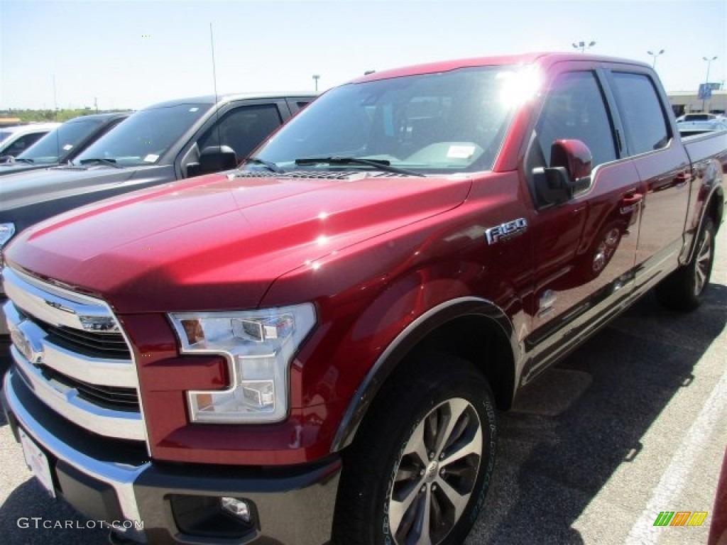 2016 F150 King Ranch SuperCrew 4x4 - Ruby Red / King Ranch Java photo #2