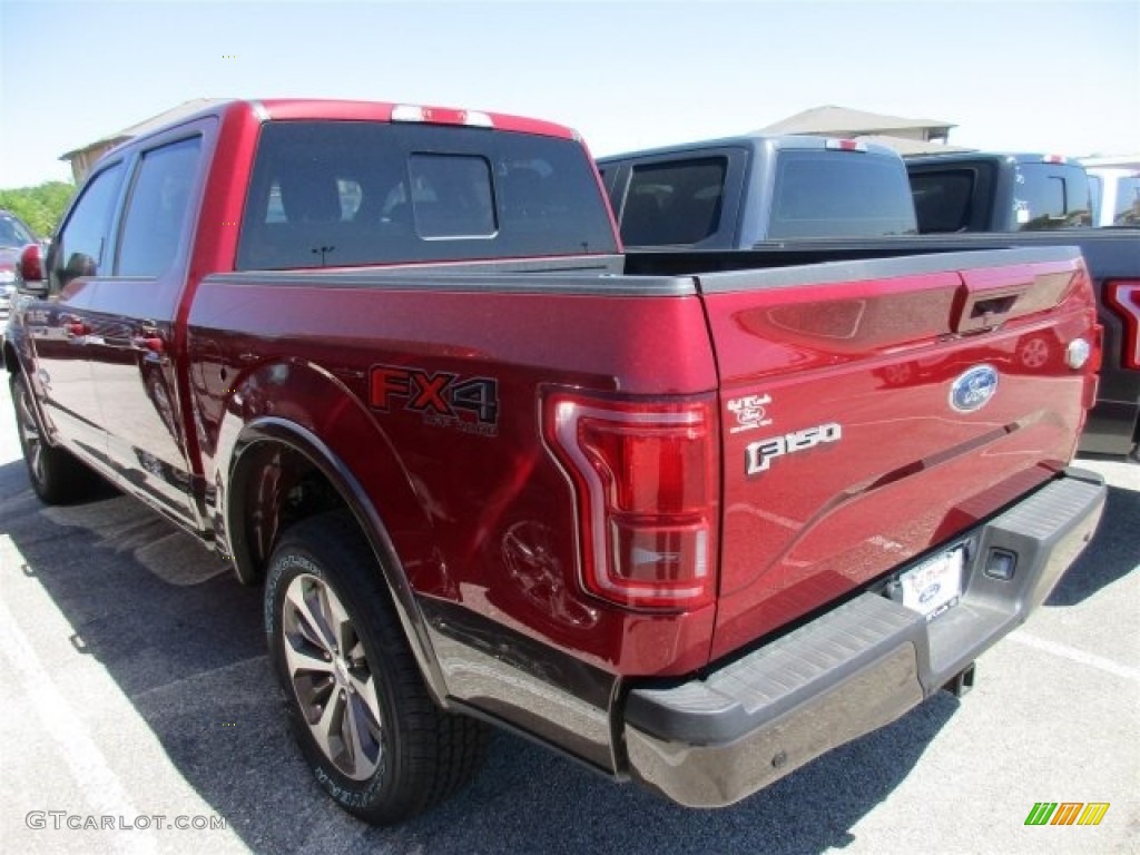 2016 F150 King Ranch SuperCrew 4x4 - Ruby Red / King Ranch Java photo #6