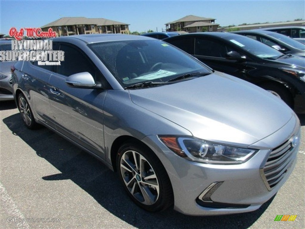 2017 Elantra Limited - Gray / Black photo #1