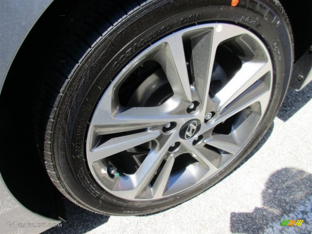 2017 Elantra Limited - Gray / Black photo #3