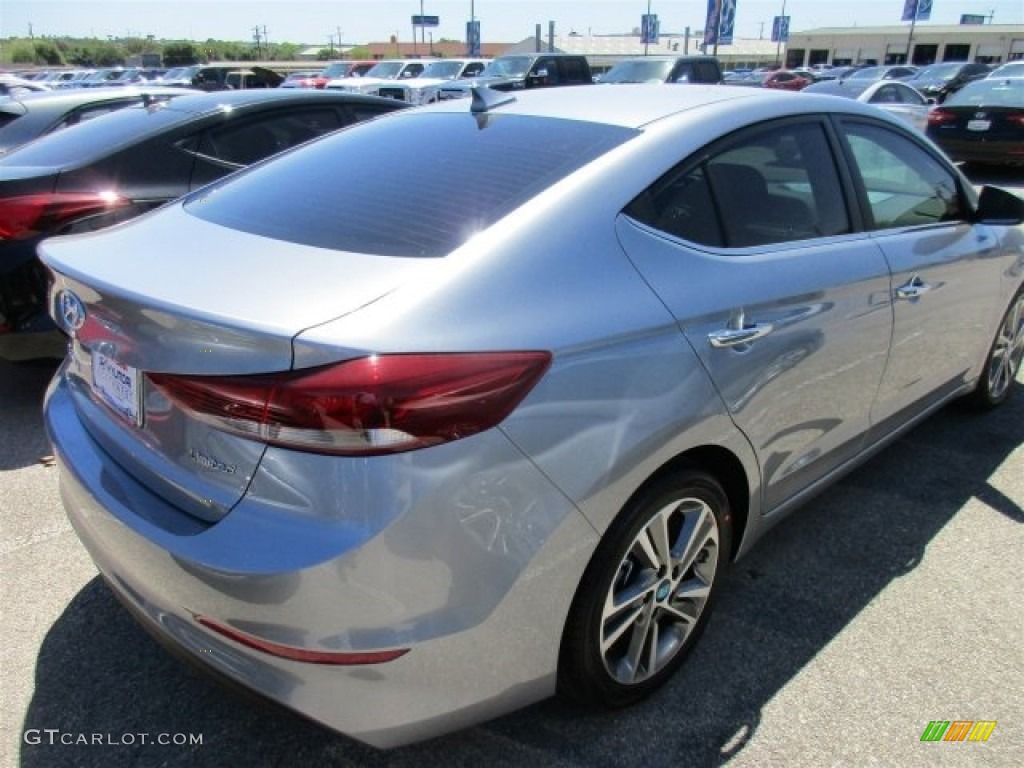 2017 Elantra Limited - Gray / Black photo #7