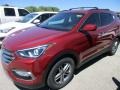 2017 Serrano Red Hyundai Santa Fe Sport FWD  photo #2