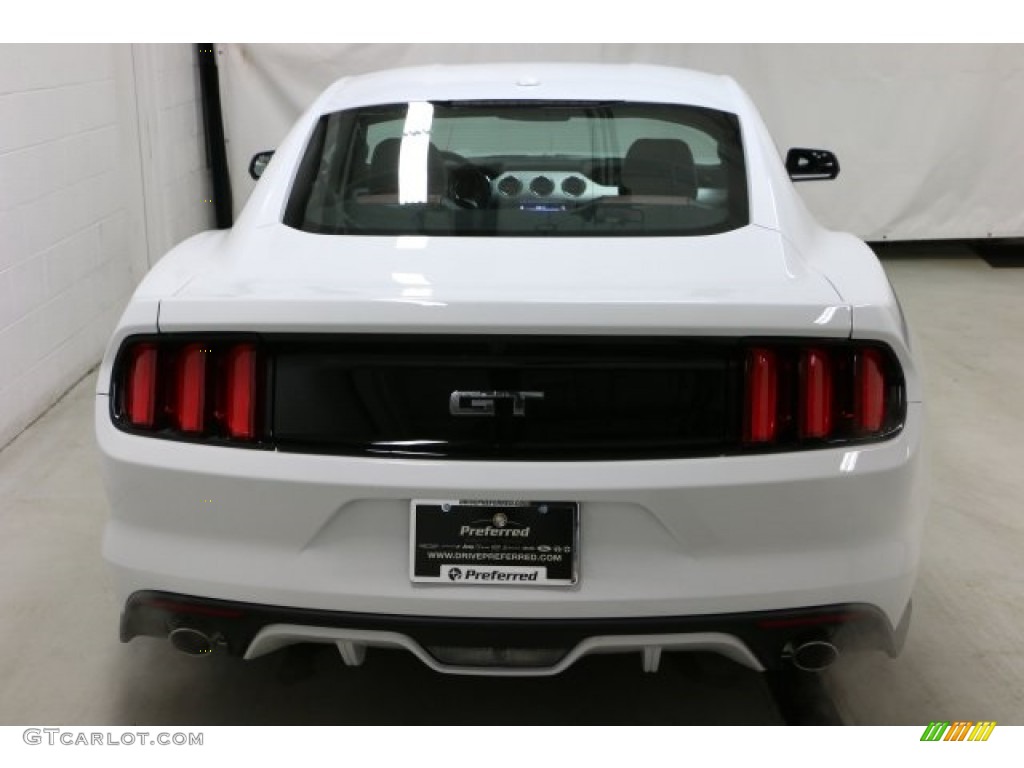 2016 Mustang GT Premium Coupe - Oxford White / Red Line photo #5