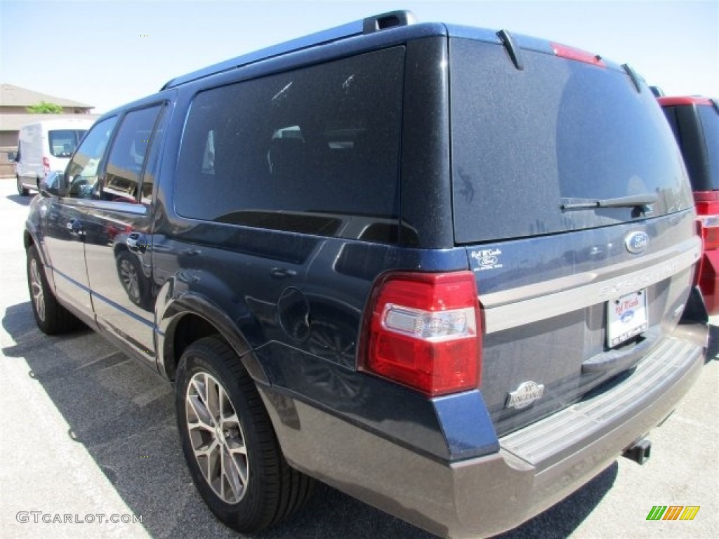2016 Expedition EL King Ranch - Blue Jeans Metallic / King Ranch Mesa Brown/Ebony photo #5