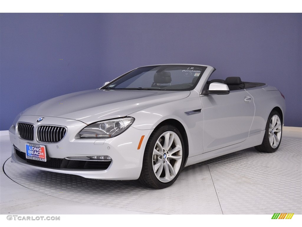 2013 6 Series 640i Convertible - Titanium Silver Metallic / Black photo #3
