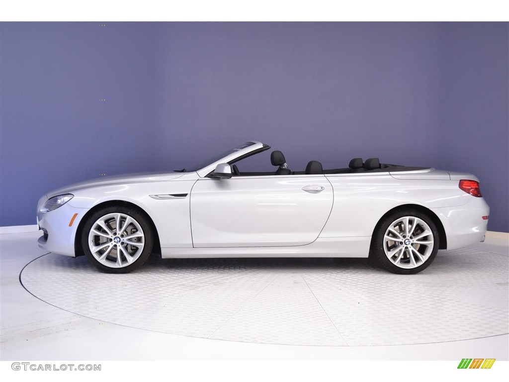 2013 6 Series 640i Convertible - Titanium Silver Metallic / Black photo #4