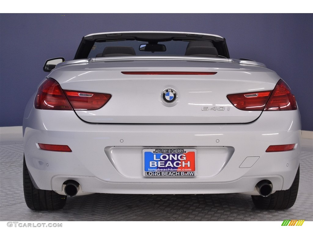 2013 6 Series 640i Convertible - Titanium Silver Metallic / Black photo #6