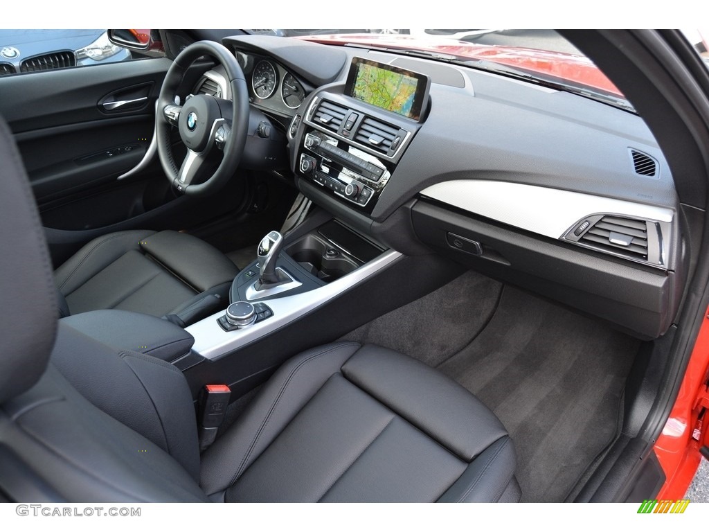 Black Interior 2016 BMW M235i Coupe Photo #112064006