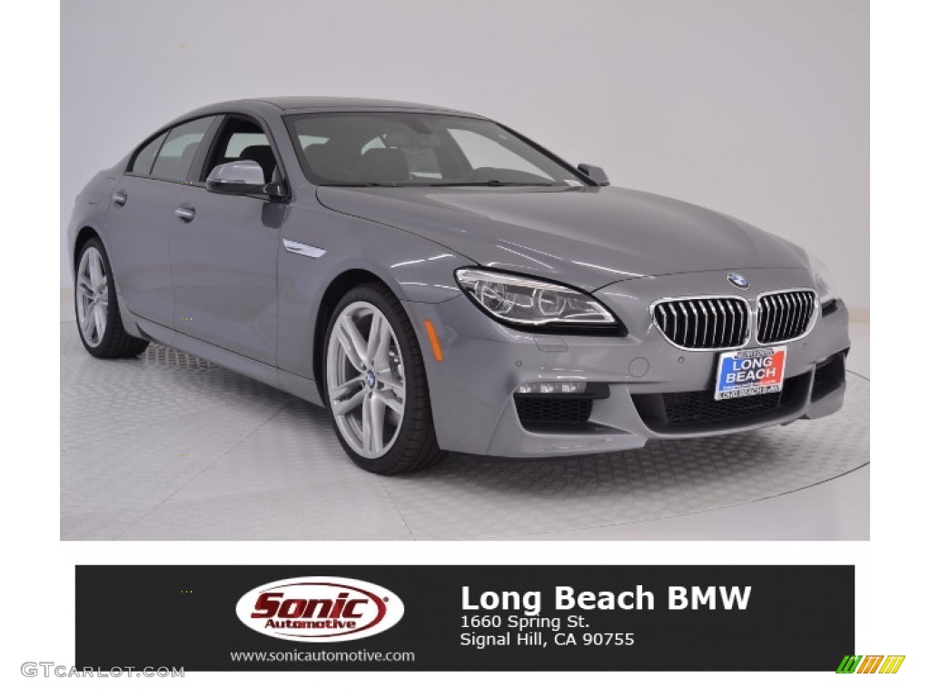 2016 6 Series 640i Gran Coupe - Space Grey Metallic / Black photo #1