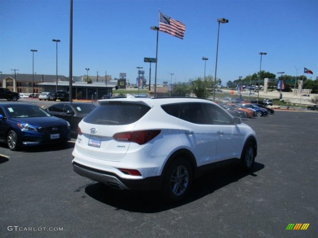 2017 Santa Fe Sport FWD - Pearl White / Gray photo #7