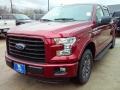 2016 Ruby Red Ford F150 XLT SuperCrew  photo #2