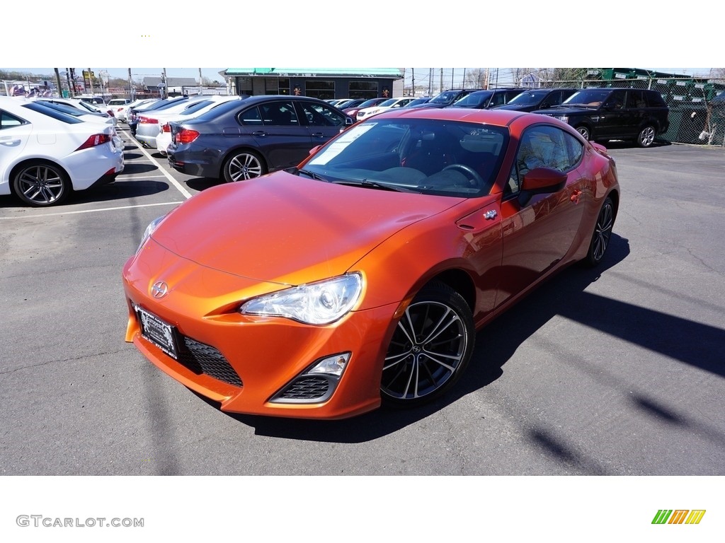 2013 FR-S Sport Coupe - Hot Lava Orange / Black/Red Accents photo #1