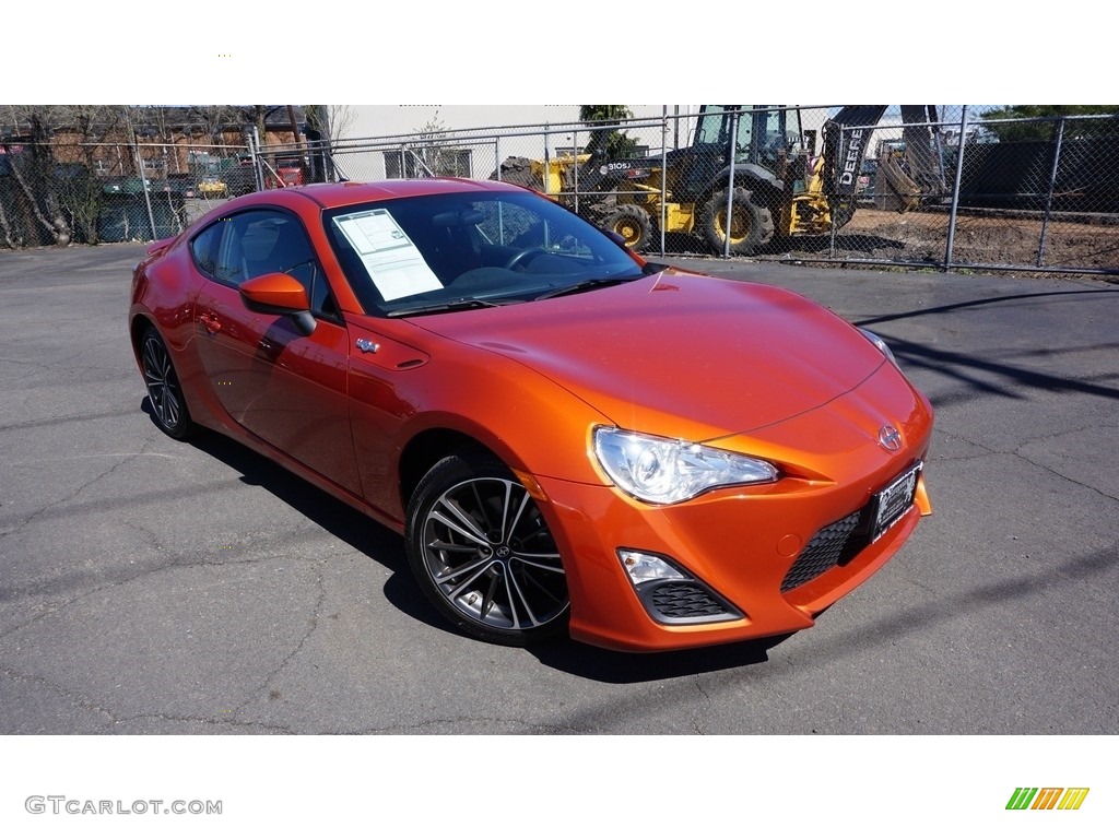 2013 FR-S Sport Coupe - Hot Lava Orange / Black/Red Accents photo #2