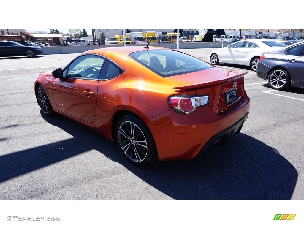 2013 FR-S Sport Coupe - Hot Lava Orange / Black/Red Accents photo #3