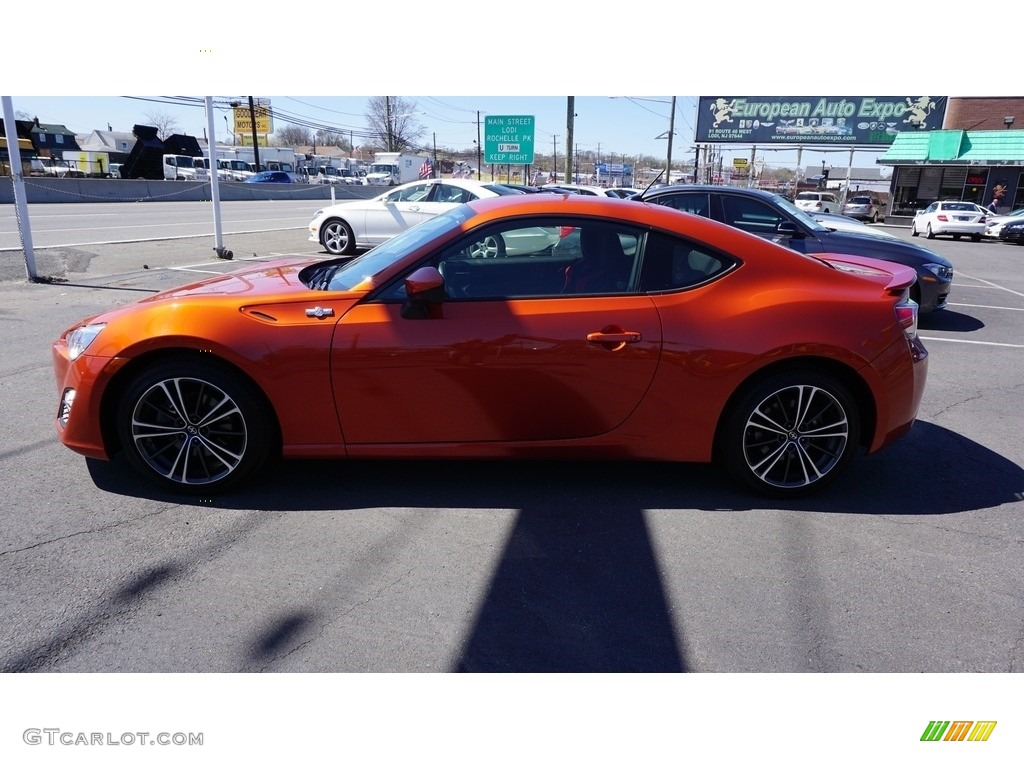2013 FR-S Sport Coupe - Hot Lava Orange / Black/Red Accents photo #6