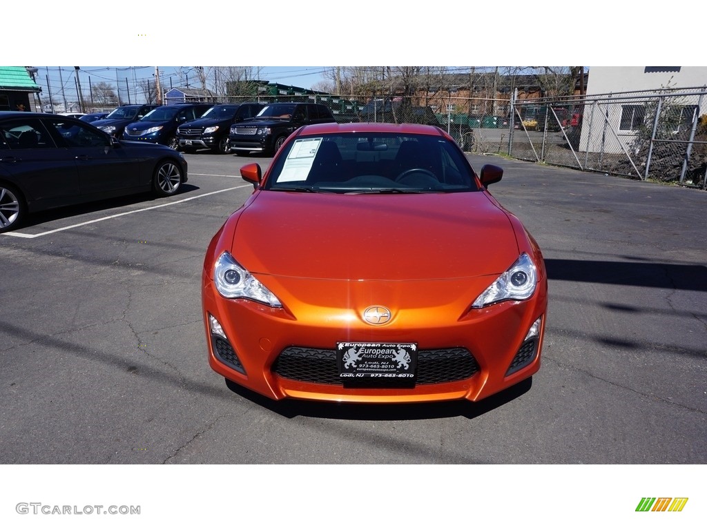 2013 FR-S Sport Coupe - Hot Lava Orange / Black/Red Accents photo #8