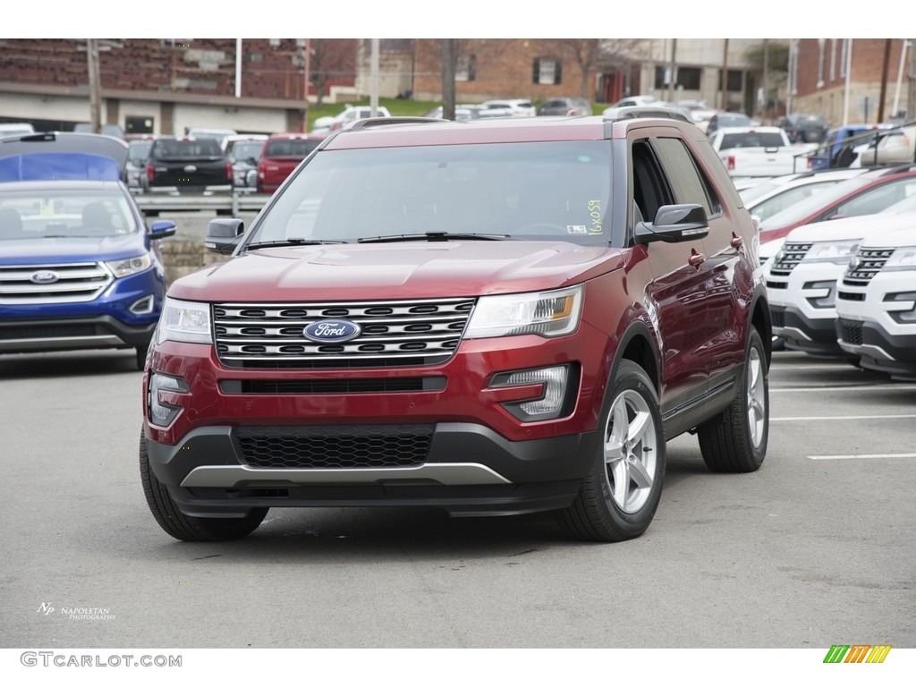 2016 Explorer XLT 4WD - Ruby Red Metallic Tri-Coat / Ebony Black photo #1