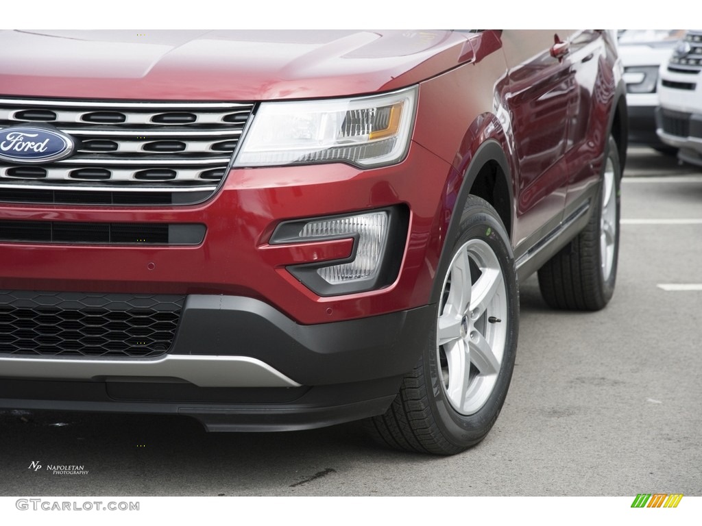 2016 Explorer XLT 4WD - Ruby Red Metallic Tri-Coat / Ebony Black photo #2