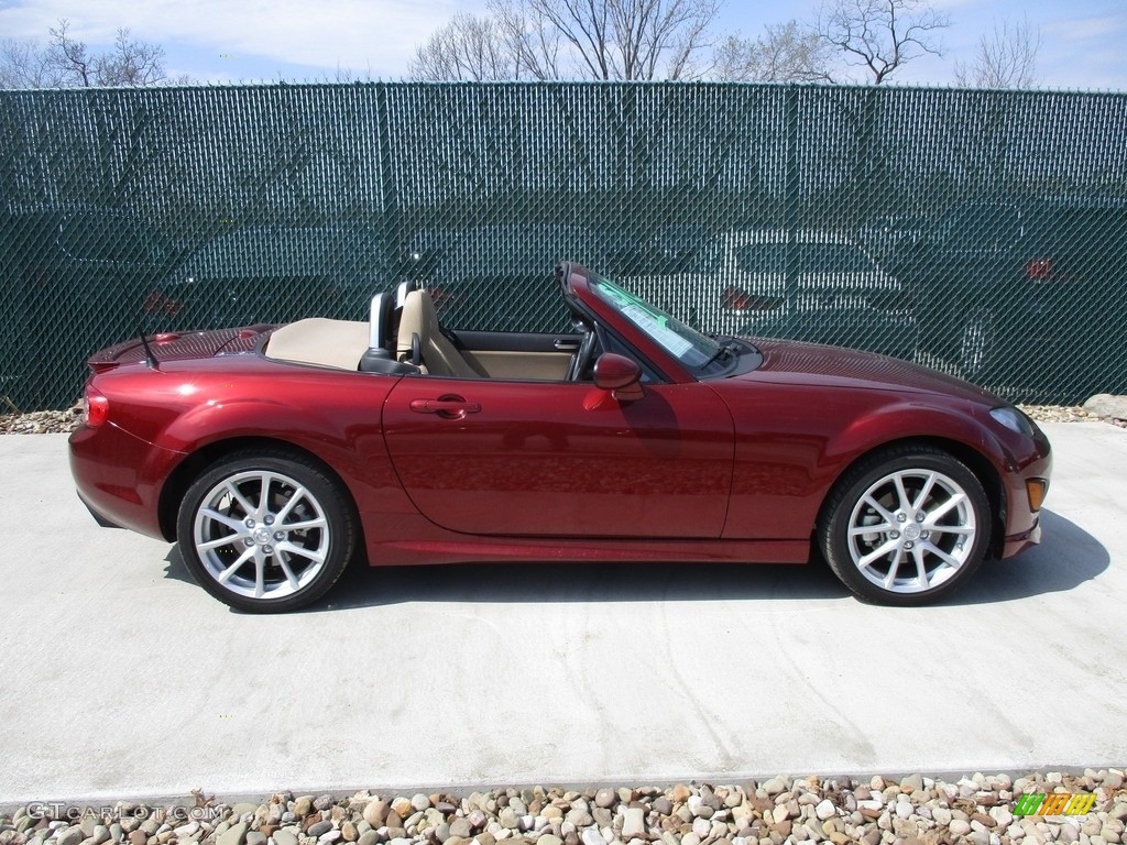 2010 MX-5 Miata Grand Touring Roadster - Copper Red Mica / Dune Beige photo #2