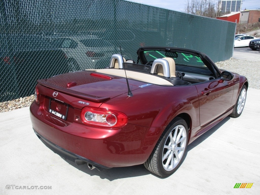 2010 MX-5 Miata Grand Touring Roadster - Copper Red Mica / Dune Beige photo #4