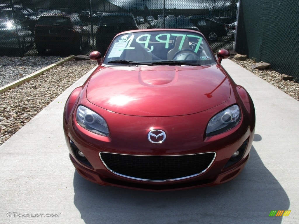 2010 MX-5 Miata Grand Touring Roadster - Copper Red Mica / Dune Beige photo #7