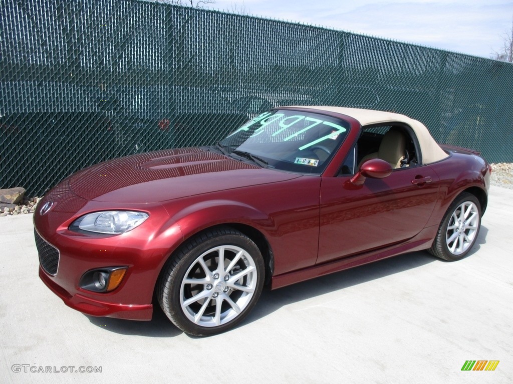 2010 MX-5 Miata Grand Touring Roadster - Copper Red Mica / Dune Beige photo #9
