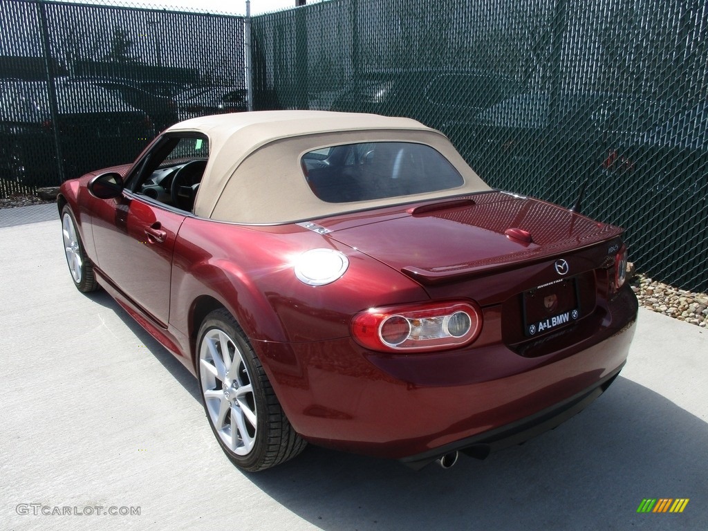 2010 MX-5 Miata Grand Touring Roadster - Copper Red Mica / Dune Beige photo #11