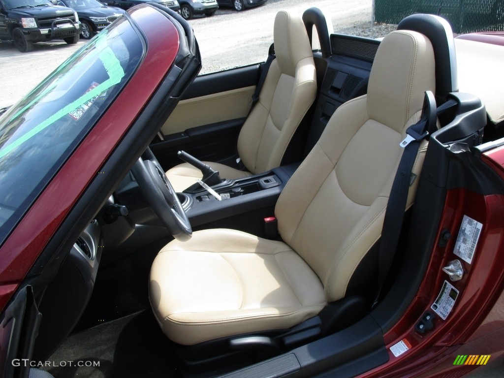 2010 MX-5 Miata Grand Touring Roadster - Copper Red Mica / Dune Beige photo #14