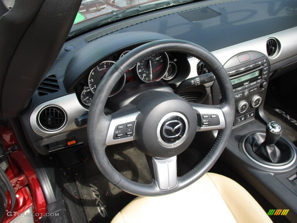 2010 MX-5 Miata Grand Touring Roadster - Copper Red Mica / Dune Beige photo #15