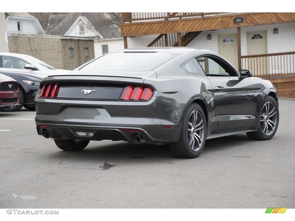 2016 Mustang EcoBoost Coupe - Magnetic Metallic / Ebony photo #3