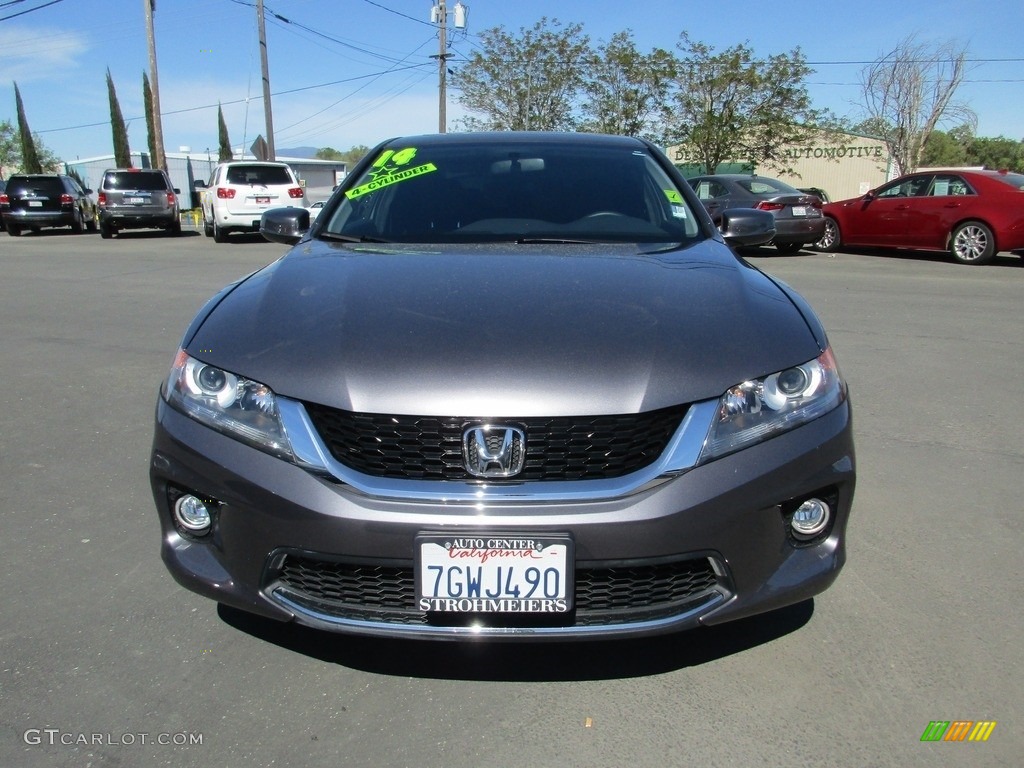 2014 Accord EX Coupe - Modern Steel Metallic / Black photo #2