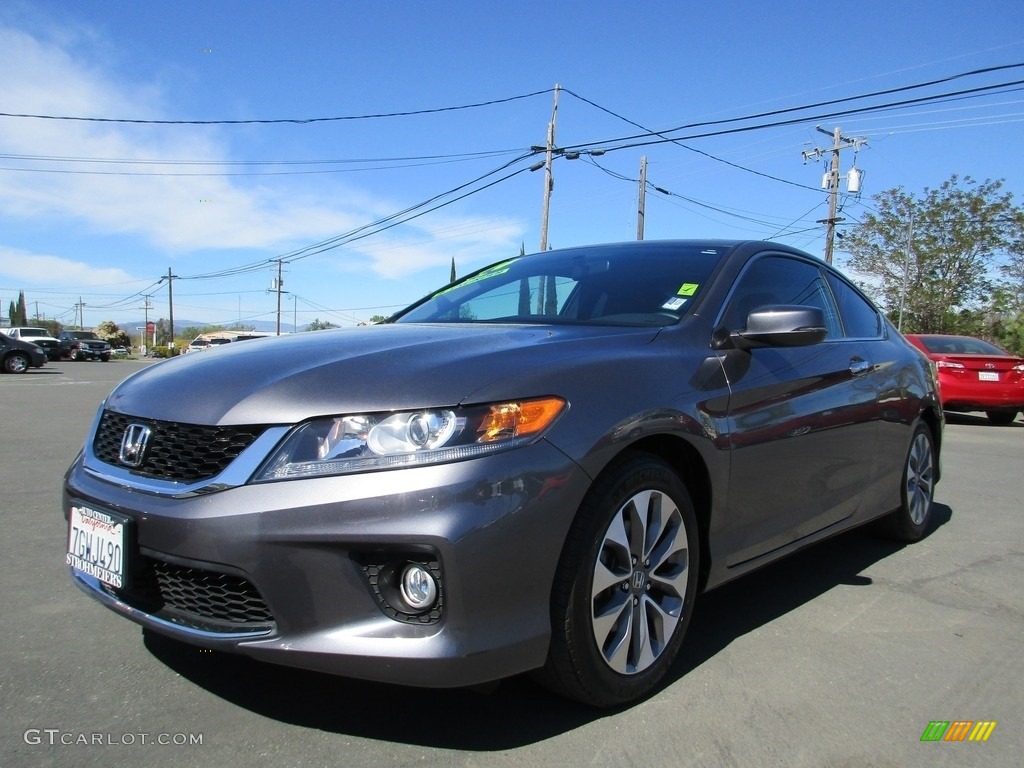 2014 Accord EX Coupe - Modern Steel Metallic / Black photo #3