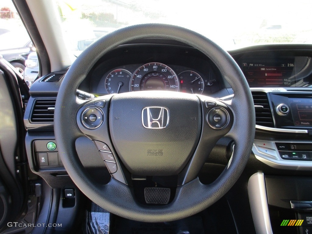 2014 Accord EX Coupe - Modern Steel Metallic / Black photo #12